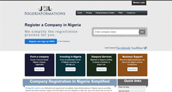 Desktop Screenshot of nigeriaformations.com